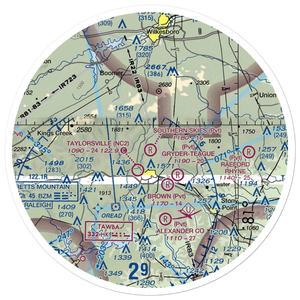 Southern Skies Airstrip (NR04) VFR Sectional Sticker (30 mile)