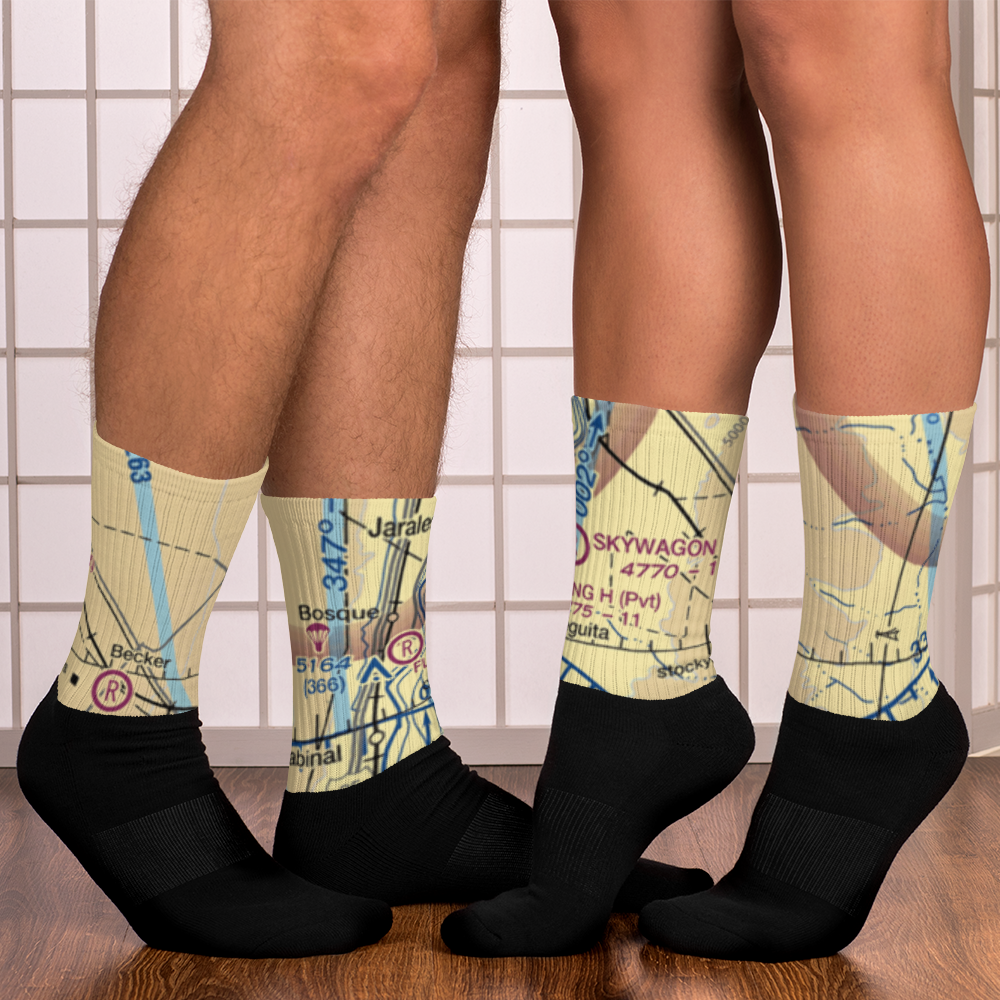 Skywagon Farm Airport (NM88) VFR Sectional Socks 