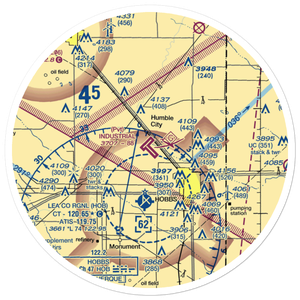 Industrial Airpark (NM83) VFR Sectional Sticker (30 mile)