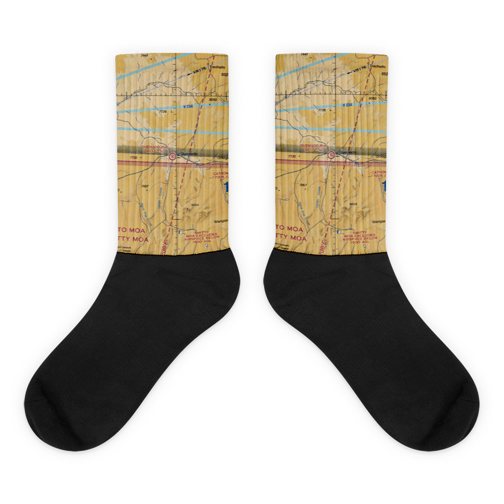 Quemado Airport (NM80) VFR Sectional Socks 