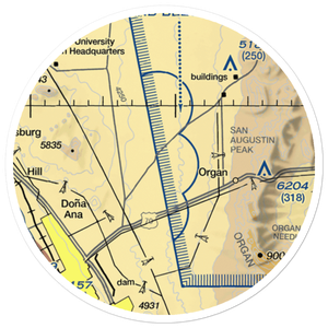 Shoestring Ranch Airport (NM79) VFR Sectional Sticker (20 mile)