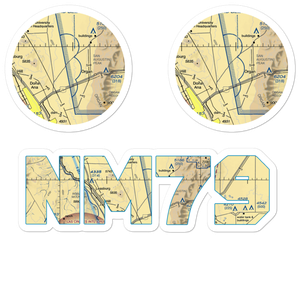 Shoestring Ranch Airport (NM79) VFR Sectional Sticker Pack