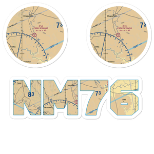 Park Springs Airport (NM76) VFR Sectional Sticker Pack