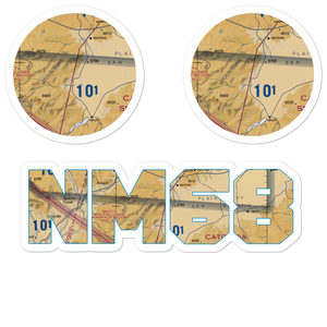 Rael Ranch Horse Pasture Airport (NM68) VFR Sectional Sticker Pack