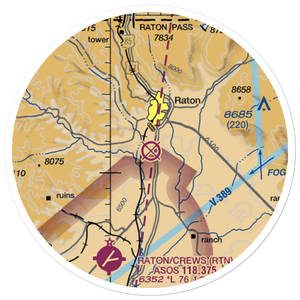 La Mesa Park Airport (NM67) VFR Sectional Sticker (20 mile)
