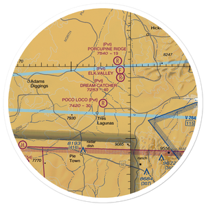 Poco Loco Airport (NM66) VFR Sectional Sticker (30 mile)