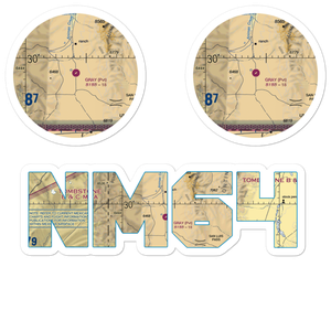 Gray Ranch Airport (NM64) VFR Sectional Sticker Pack