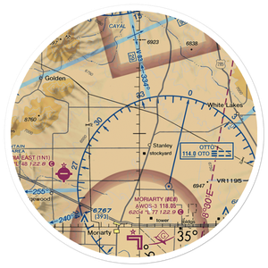 Big Sky Airport (NM63) VFR Sectional Sticker (30 mile)