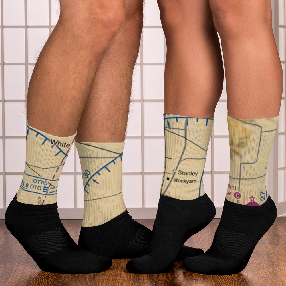 Big Sky Airport (NM63) VFR Sectional Socks 