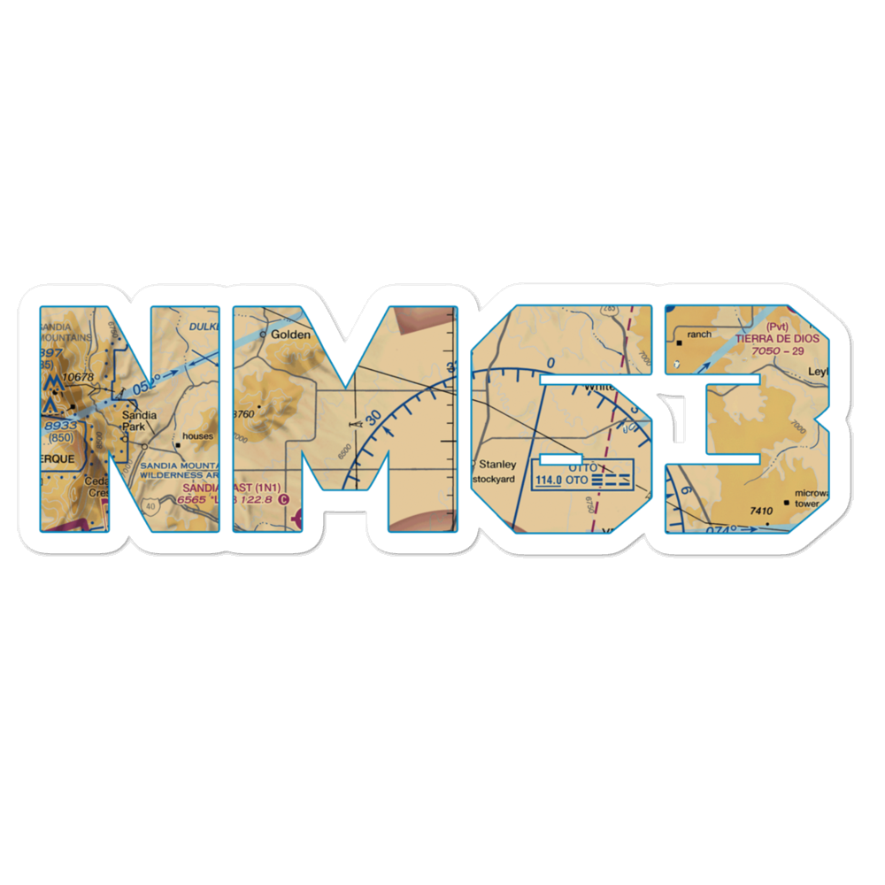 Big Sky Airport (NM63) VFR Sectional Sticker 