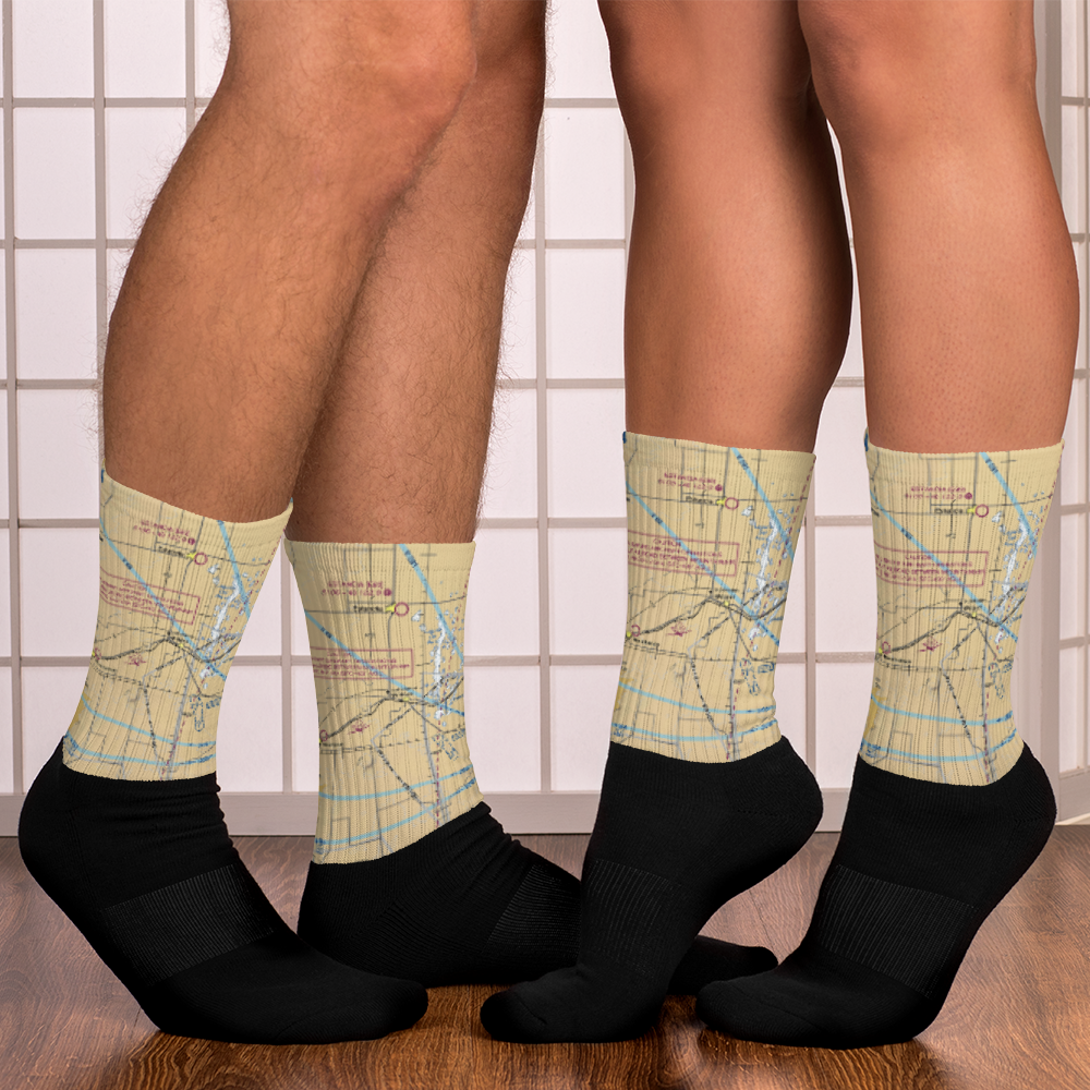J & M Farms Airport (NM49) VFR Sectional Socks 