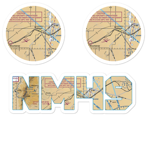 J & M Farms Airport (NM49) VFR Sectional Sticker Pack