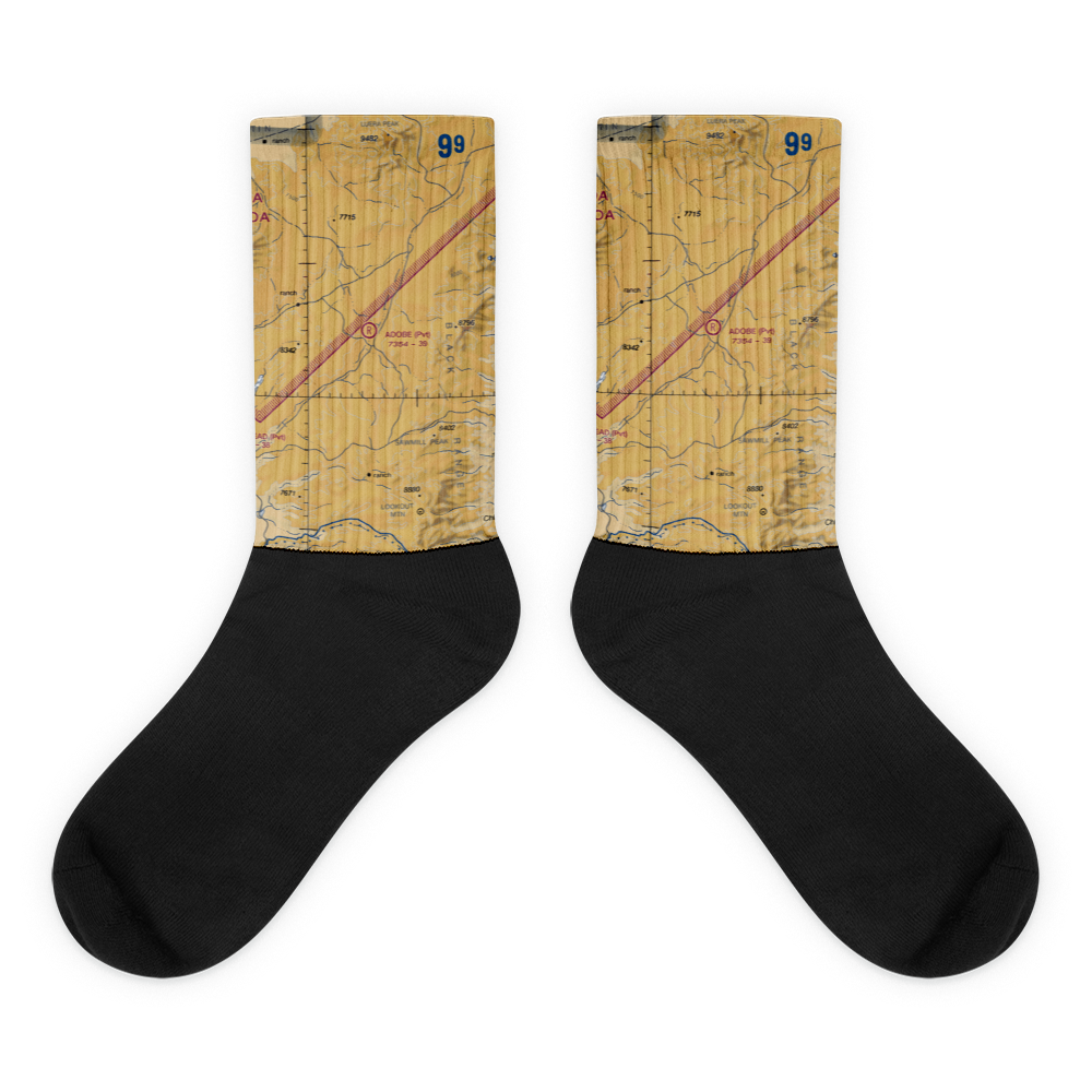 Adobe Ranch Private Airport (NM37) VFR Sectional Socks 