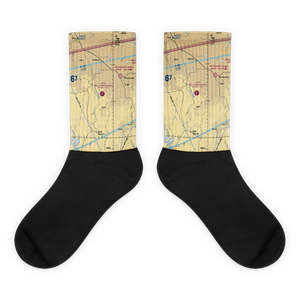 Bell Ranch Waggoner Airport (NM32) VFR Sectional Socks