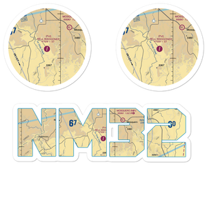Bell Ranch Waggoner Airport (NM32) VFR Sectional Sticker Pack