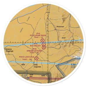 Elk Valley Airstrip (NM31) VFR Sectional Sticker (30 mile)