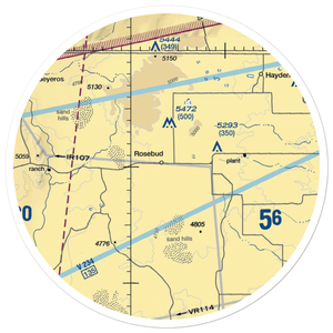 Rosebud Airport (NM29) VFR Sectional Sticker (30 mile)