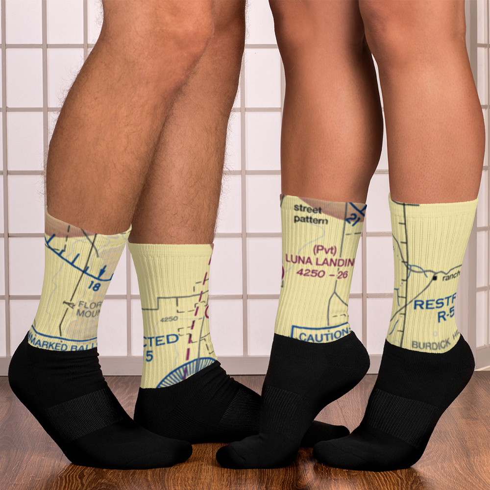 Luna Landing Airport (NM26) VFR Sectional Socks 