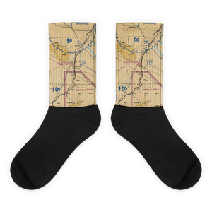 Lincoln Station Airport (NM25) VFR Sectional Socks