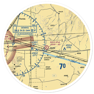 Solo Ranch Airport (NM08) VFR Sectional Sticker (30 mile)