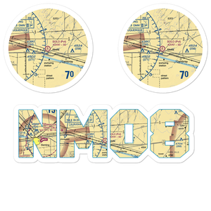 Solo Ranch Airport (NM08) VFR Sectional Sticker Pack