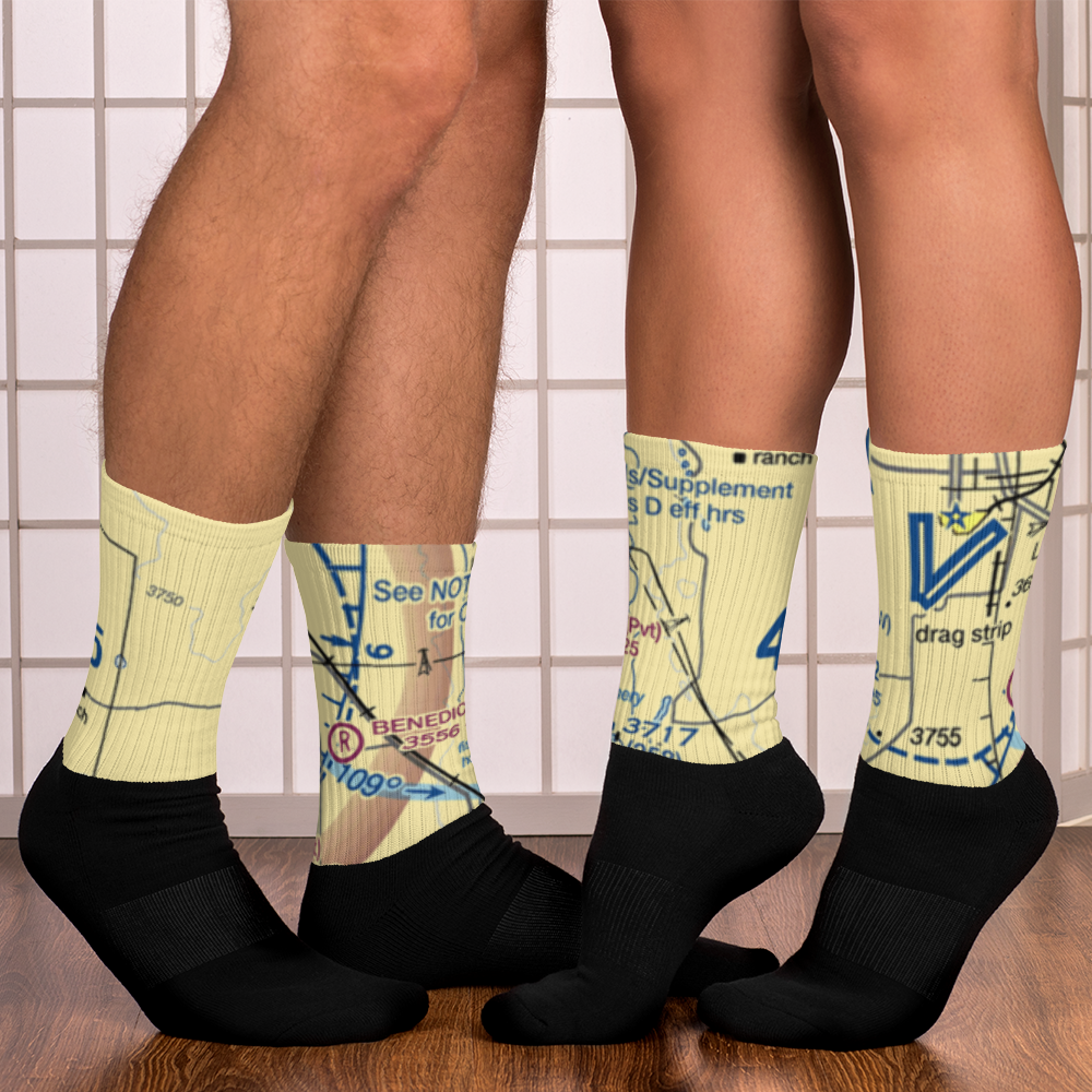 K-D Field (NM03) VFR Sectional Socks 