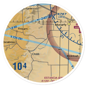 Biplane Ranch Airport (NM02) VFR Sectional Sticker (20 mile)