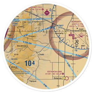 Biplane Ranch Airport (NM02) VFR Sectional Sticker (30 mile)