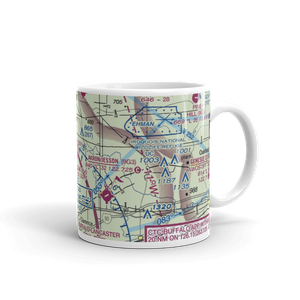 Merkle Airport (NK87) VFR Sectional  Mug