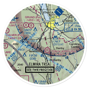 James Henion Private Field (NK72) VFR Sectional Sticker (20 mile)