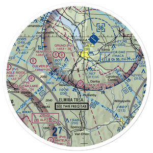 James Henion Private Field (NK72) VFR Sectional Sticker (30 mile)