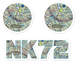 James Henion Private Field (NK72) VFR Sectional Sticker Pack