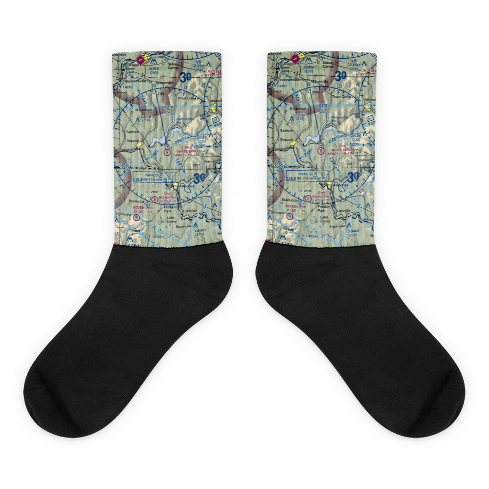 White Birch Airport (NK68) VFR Sectional Socks 