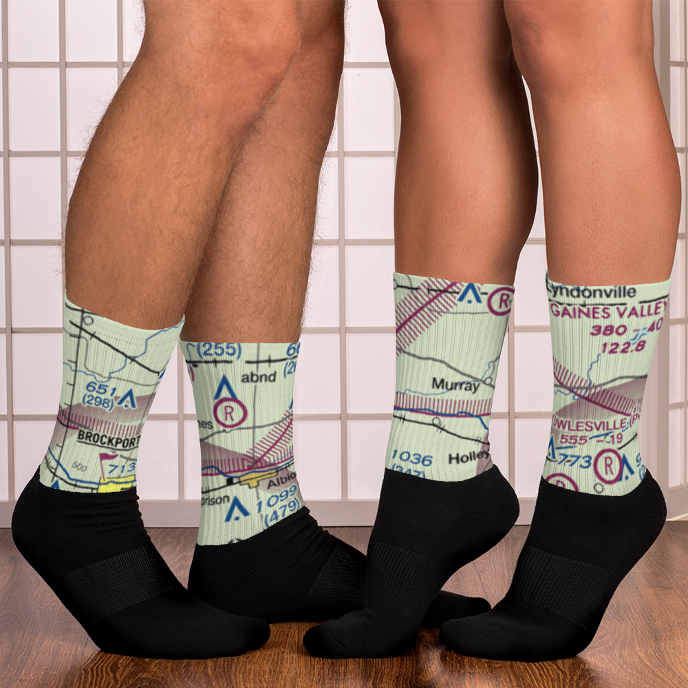 Dawn Patrol Aviation Airport (NK31) VFR Sectional Socks 