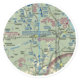 Hedge Hop Field (NK27) VFR Sectional Sticker (30 mile)