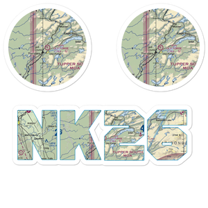 Old Forge Airport (NK26) VFR Sectional Sticker Pack