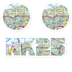 Cambria Airport (NK25) VFR Sectional Sticker Pack