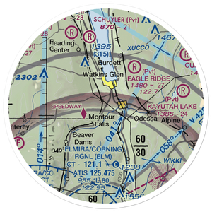 Tilden Airport (NK24) VFR Sectional Sticker (20 mile)