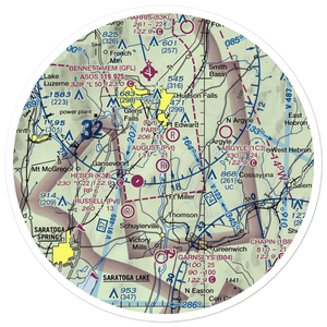 August Field (NK17) VFR Sectional Sticker (30 mile)