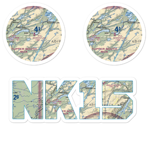 Seventh Lake Seaplane Base (NK15) VFR Sectional Sticker Pack
