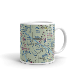 Donnelly's Airport (NK12) VFR Sectional  Mug