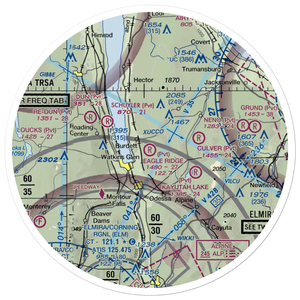 Eagle Ridge Airport (NK09) VFR Sectional Sticker (30 mile)