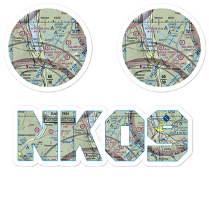 Eagle Ridge Airport (NK09) VFR Sectional Sticker Pack
