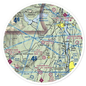 Sheeley's Farm Airport (NK08) VFR Sectional Sticker (30 mile)