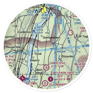 S.O.P. Airport (NK06) VFR Sectional Sticker (20 mile)