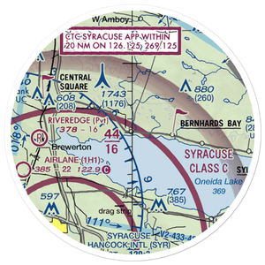 Shepard Airport (NK04) VFR Sectional Sticker (20 mile)