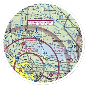 Shepard Airport (NK04) VFR Sectional Sticker (30 mile)