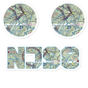 Zitone Airport (NJ98) VFR Sectional Sticker Pack