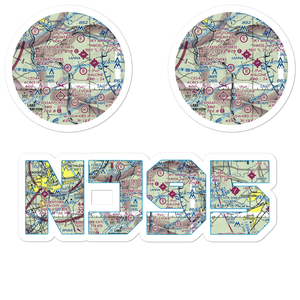 Herr Brothers Airport (NJ95) VFR Sectional Sticker Pack