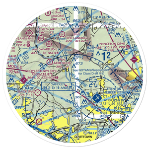 Goat Hill Airport (NJ79) VFR Sectional Sticker (30 mile)